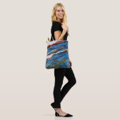 Natural Stone Pattern All-Over-Print Canvas tas (Op model)
