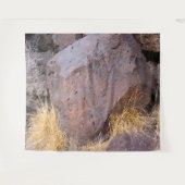 Natural Stone Petroglyph Wandkleed (Voorkant (horizontaal))