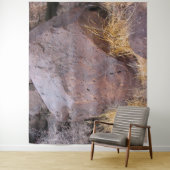 Natural Stone Petroglyph Wandkleed (In situ)