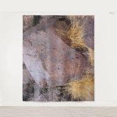 Natural Stone Petroglyph Wandkleed (Voorkant)