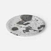 Natural Texture White Quaking Aspen Bark Photo Papieren Bordje (Gekanteld)