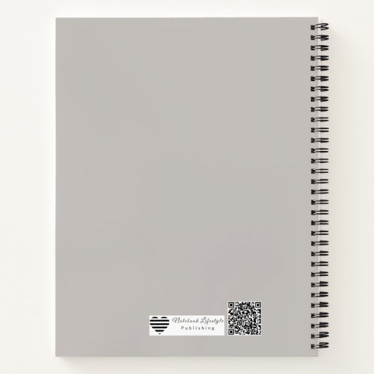 Natural Textured Fabric Notitieboek (Achterkant)