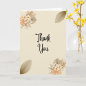 Natural Thank You Card Kaart (Gele Bloem)