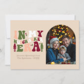 Natural Warmth My Nutcracker Era Christmas Photo Feestdagenkaart (Voorkant)