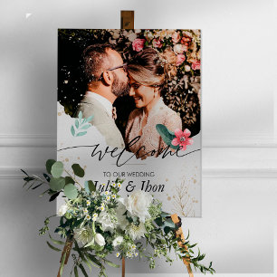 Natural Welcome Wedding Poster