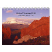 Natural Wonders 2008 - Gepersonaliseerd Kalender (Hoes)