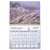 Natural Wonders 2008 - Gepersonaliseerd Kalender (Feb 2027)