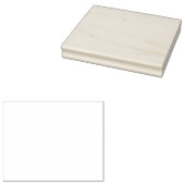 Natural Wood Grain Design Rubberstempel (Gestempeld)