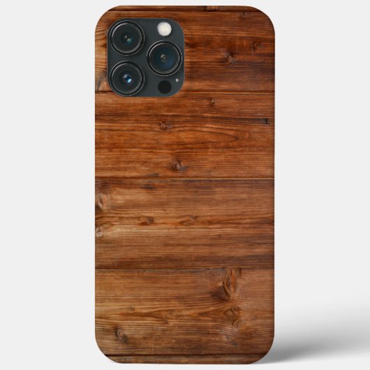 Natural Wooden Design iPhone 13 Pro Max Hoesje (Achterkant)