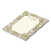 Natural Woodland Floral Personalized Notepad Notitieblok (Linkerzijde)