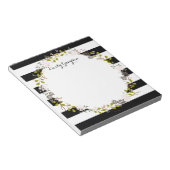 Natural Woodland Floral Personalized Notepad Notitieblok (Schuin)