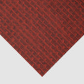 Natural Woven Dark Red Burlap Sack Cloth Tissuepapier (Detail)