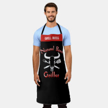 Naturale Born Griller Schort - Grappige Zwarte Che