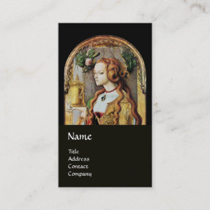 NATURALHAIR, BEAUTY, COSMETICS MONOGRAM zwart goud Visitekaartje