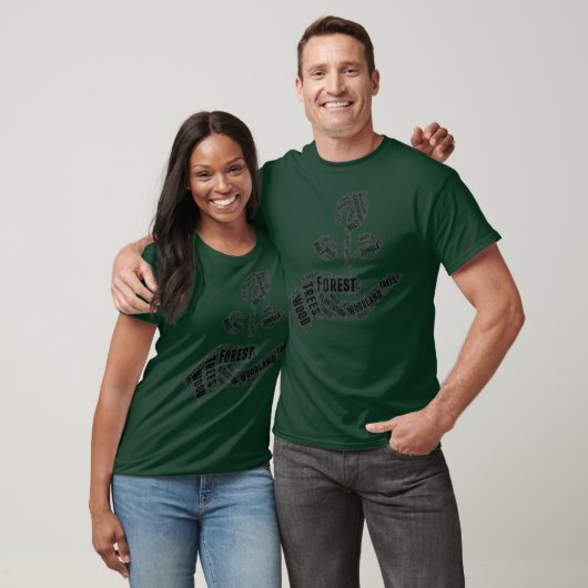 Naturalist Forest Protection Grappige Typografie T-shirt (Unisex)