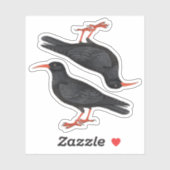 Naturalistisch rood-navelstootje (fL) - Contour Sticker (Vel)