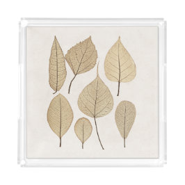  naturalistische botanische tekening | Vertrek uit Acryl Dienblad