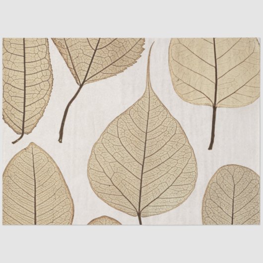 naturalistische botanische tekening | Vertrek uit Tissuepapier (Voorkant)