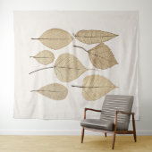  naturalistische botanische tekening | Vertrek uit Wandkleed (In Situ (horizontaal))