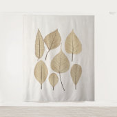  naturalistische botanische tekening | Vertrek uit Wandkleed (Voorkant)