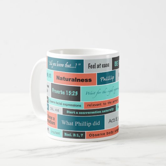 Naturalness JW Liefde Mensen & Maak Discipelen Mok (Voorkant links)