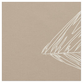 Naturals Abstracte palmbladeren Stof