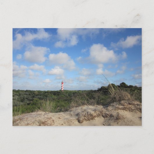 Naturbild mit einem kleinen Leuchtturm Briefkaart (Voorkant)