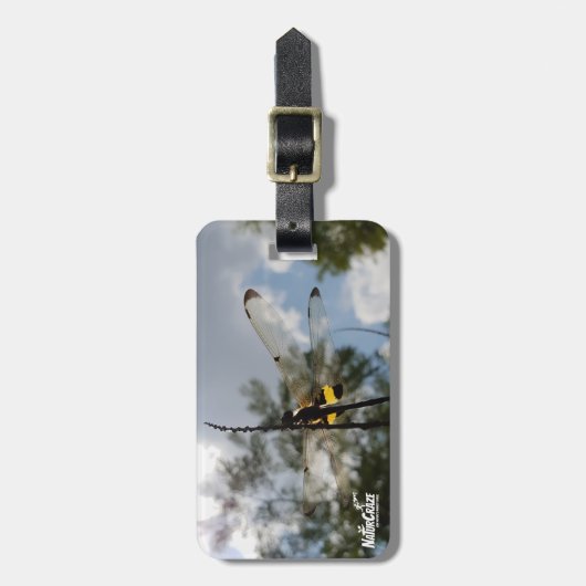 NaturCraze Dragonfly (2-zijdig) Bagagelabel (Voorkant verticaal)