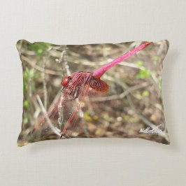 NaturCraze Roze Dragonfly Accent Pillow Kussen