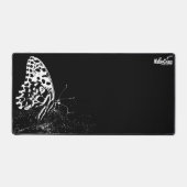 NaturCraze White Butterfly Desk Mat (Voorkant)