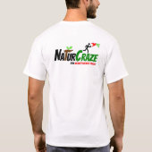NaturCraze Zwart-wit Moth T-shirt (Achterkant)