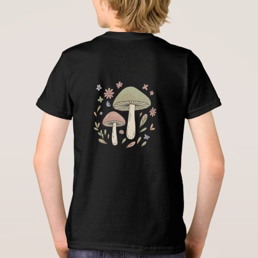 Nature Adventure Fungi Graphic Cool Tri-Blend Shirt (Achterkant)