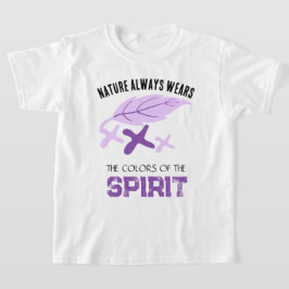  "Nature Always Wears" Leaf  T-shirt