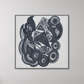 Nature and Geometry Harmony Canvas Afdruk (Voorkant)