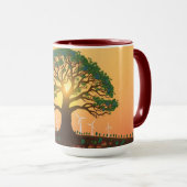 Nature and Technology Growing in Harmony Mok (Voorkant rechts)