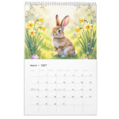 Nature animals habitat calendar kalender (Mar 2027)