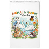 Nature animals habitat calendar kalender (Hoes)
