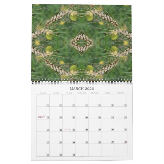 Nature Art Patterns Kalender (Mar 2026)