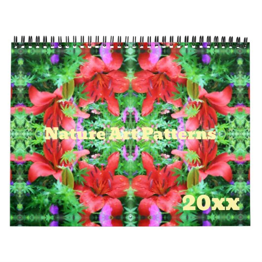 Nature Art Patterns Kalender (Hoes)