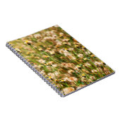 Nature background with grass flowerbackground, bea notitieboek (Rechterzijde)