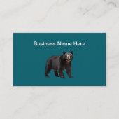 Nature Bear Theme Business Cards  Visitekaartje (Voorkant)