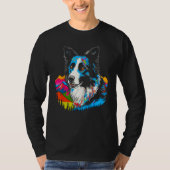 Nature  Border Collie T-shirt (Voorkant)