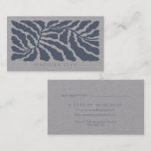 Nature Branch Minimalist Appointment Cards Afsprakenkaartje (Voorkant / Achterkant)