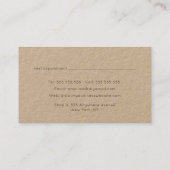 Nature Branch Minimalist Appointment Cards Afsprakenkaartje (Achterkant)