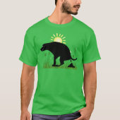 Nature Calls Pooping Dog T-shirt (Voorkant)