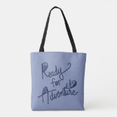 Nature Camping Trip tote Bag (Achterkant)