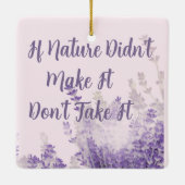 Nature Ceramic Ornament (Achterkant)