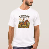Nature Cowboy Wildflower Graphic T-shirt (Voorkant)