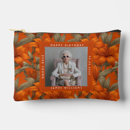 Nature Custom Lilies Flower Women Birthday Etui (Voorkant)