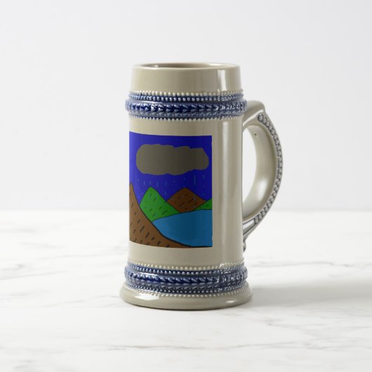 Nature design mug bierpul (Voorkant rechts)